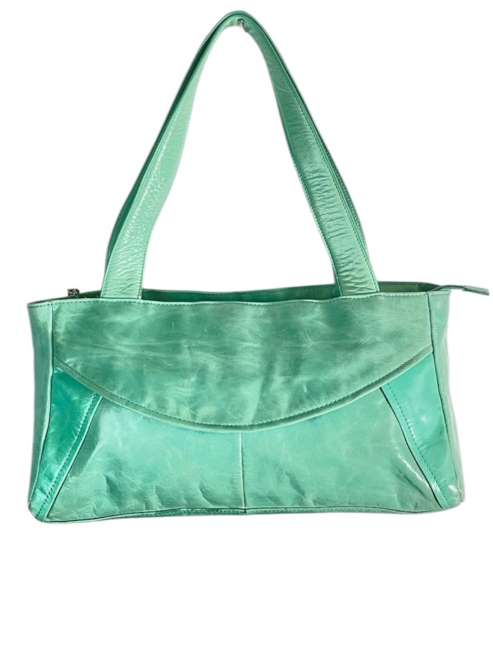 Kenneth Cole Reaction Seafoam Green Leather Handbag